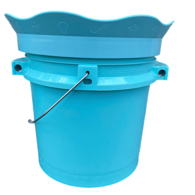 Lee Fisher Sports 5 Gallon ISmart Bucket With Rope Handle & Essential Top – Bait Bucket