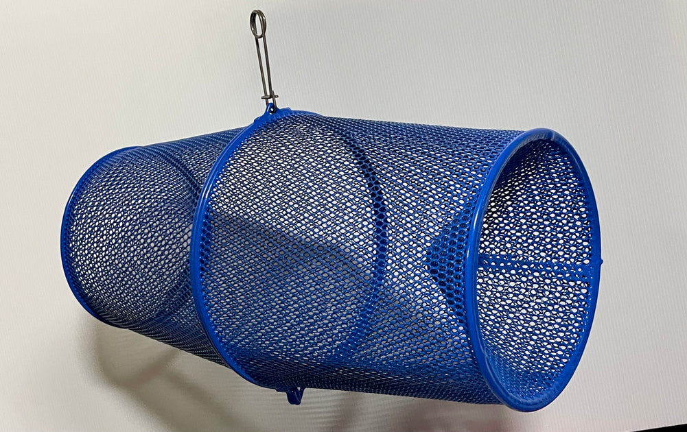 Minnow Trap 3/8-For crawfish, minnow 3/8 mesh, blue coated metal, 16 –  Lee Fisher Sports