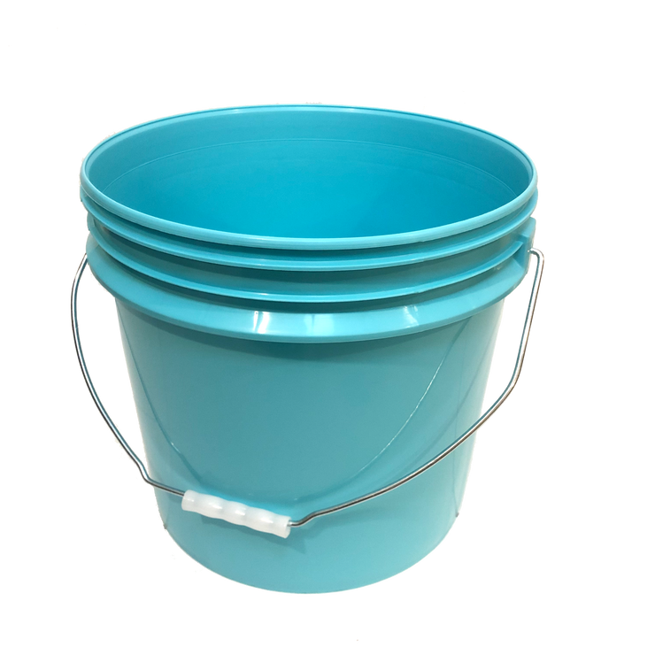 Bucket - Metal Handle without Lid, Aqua