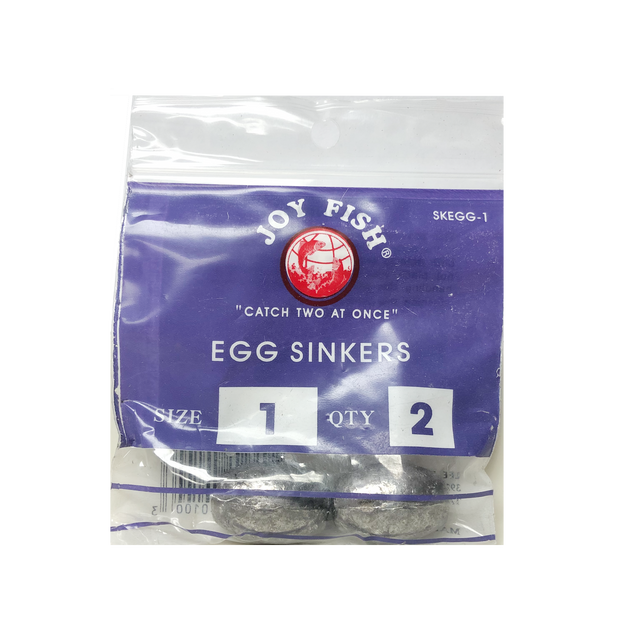 Lead Egg Sinkers – 25 Pack, Choose Size 1/8 Oz Up To 5 Oz