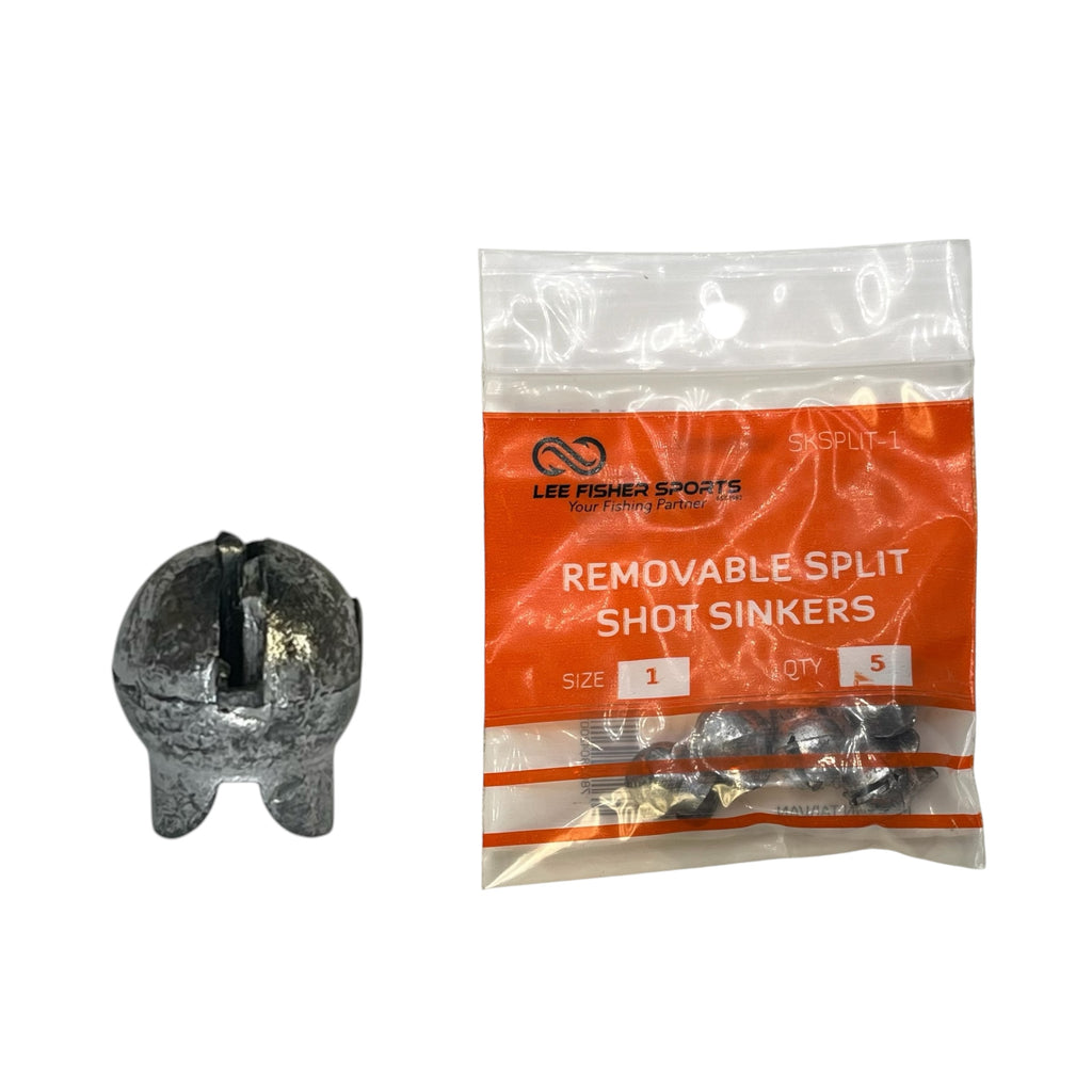 Joy Fish Removable Split Shot Sinkers - Sold by Single Pack | Lee