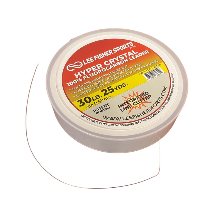 Lee Fisher Sports Hyper Crystal 100% Fluorocarbon Leader