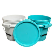 Ismart Bucket - 3.5 Gallon Metal Handle, Two Side Handle Bucket