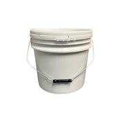 4 Gallon Outdoor Metal Handle Bucket with Lid