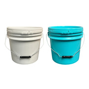 4 Gallon Outdoor Metal Handle Bucket with Lid