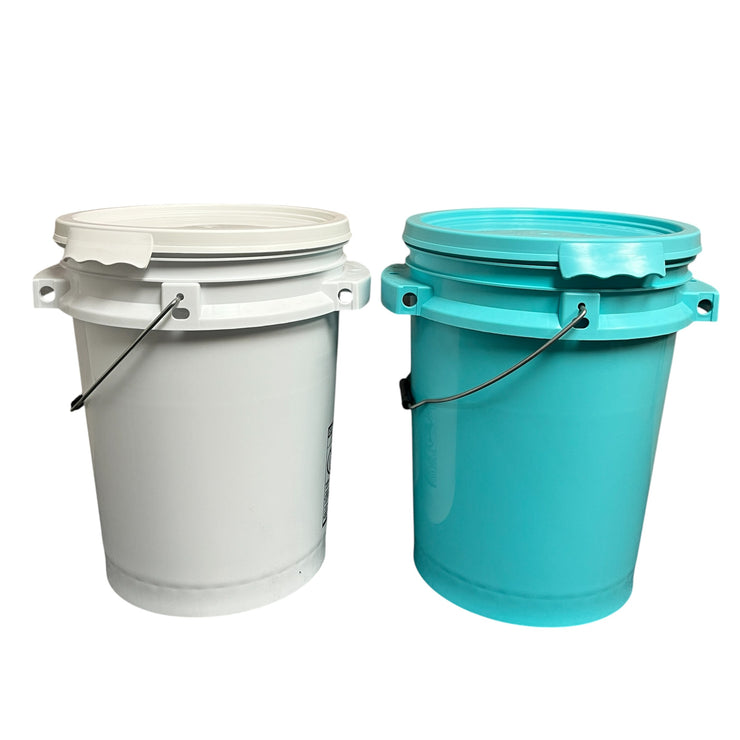 iSmart Bucket - 5 Gallon Metal Handle Bucket with Lid