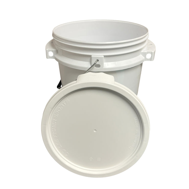 iSmart Bucket - 5 Gallon Metal Handle Bucket with Lid