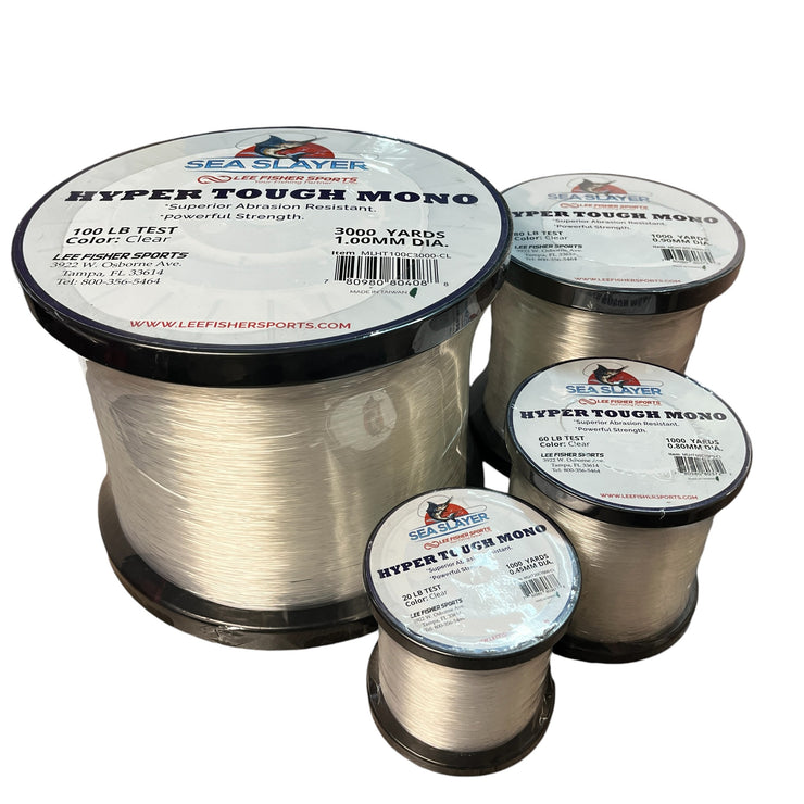 Sea Slayer-HYPER TOUGH MONO  Premium Monofilament Fishing Line, 1000 Yards package