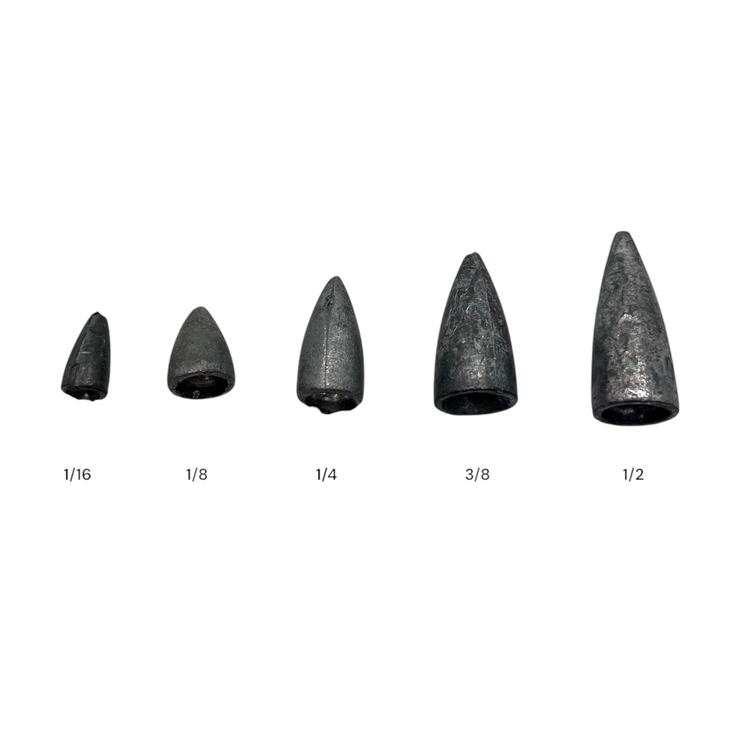 Joy Fish Worm Weight Sinkers - Sold by Single Pack