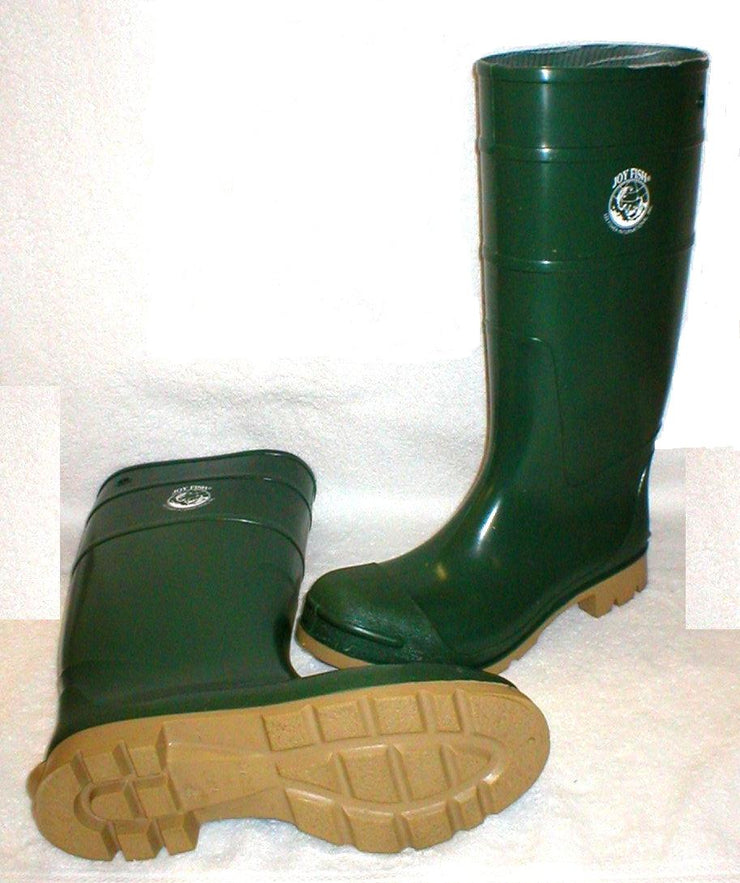 Joy Fish Commercial Fishing Boots US 9 Green Lee Fisher Sports