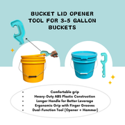 Bucket with Bucket Opener Tool