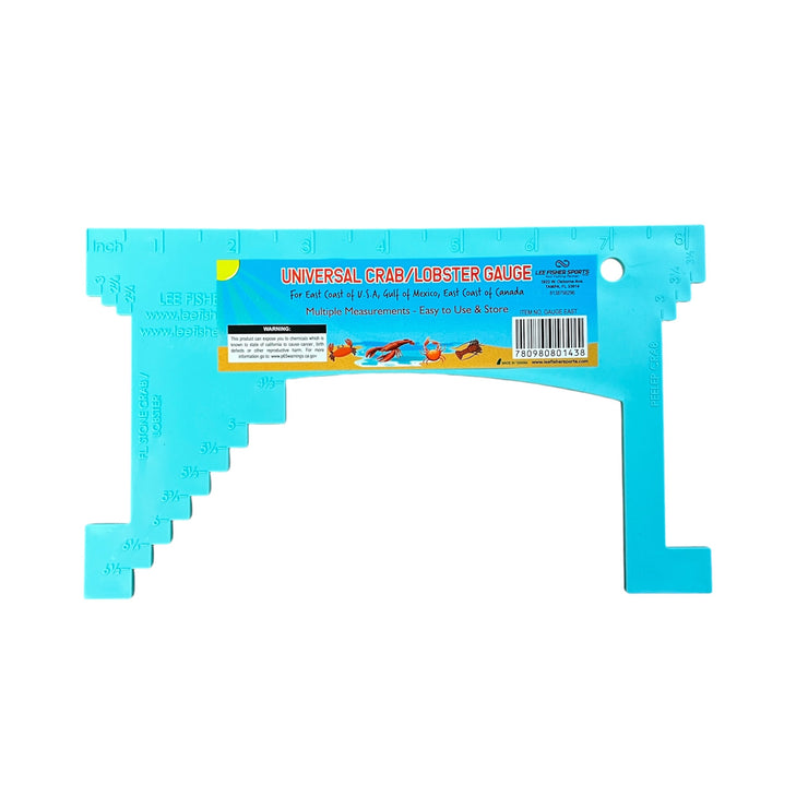 Lee Fisher Sports Universal Plastic Crab/Lobster Gauge - East Coast