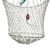 Double ring cotton crab net with float and rope