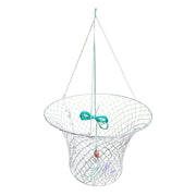 Double ring cotton crab net with float and rope