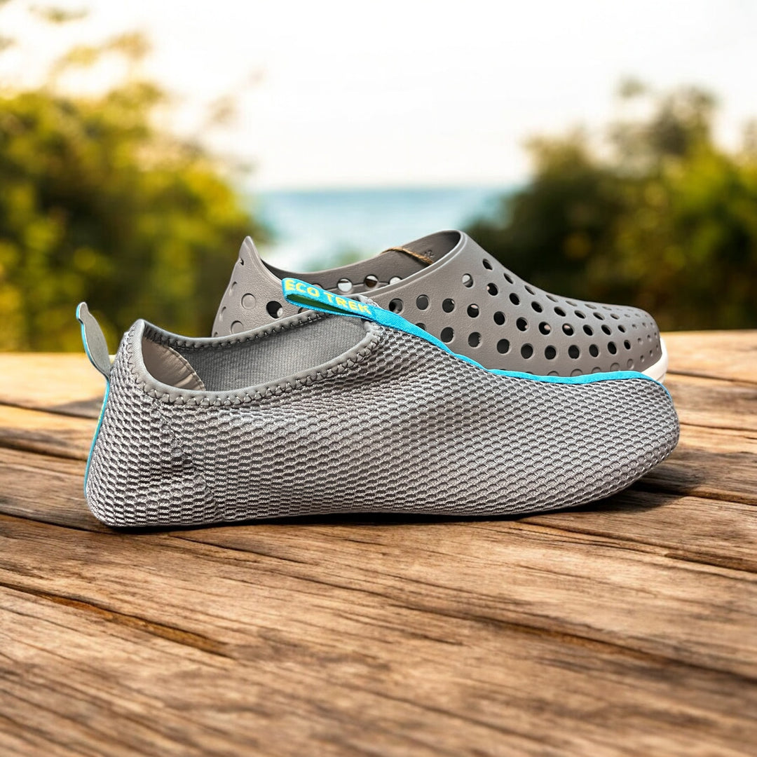 rubber shoes that one can tread water with EcoTrek 3-in-1 convertible water shoe – Lee Fisher Sports