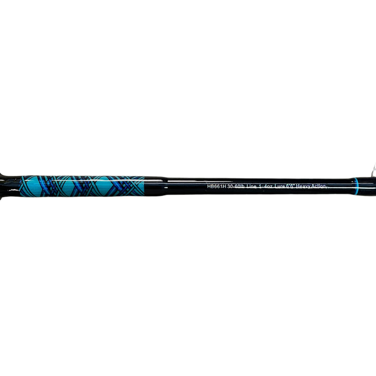 HYPER BOAT ROD, 6'6' HEAVY ACTION 30-60 LB LINE