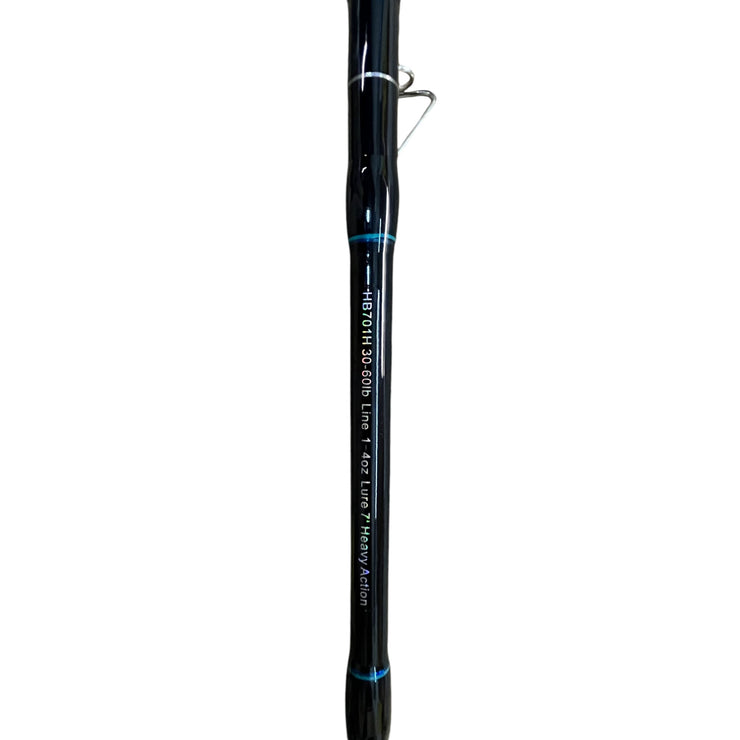 HYPER BOAT ROD, 6'6' HEAVY ACTION 30-60 LB LINE