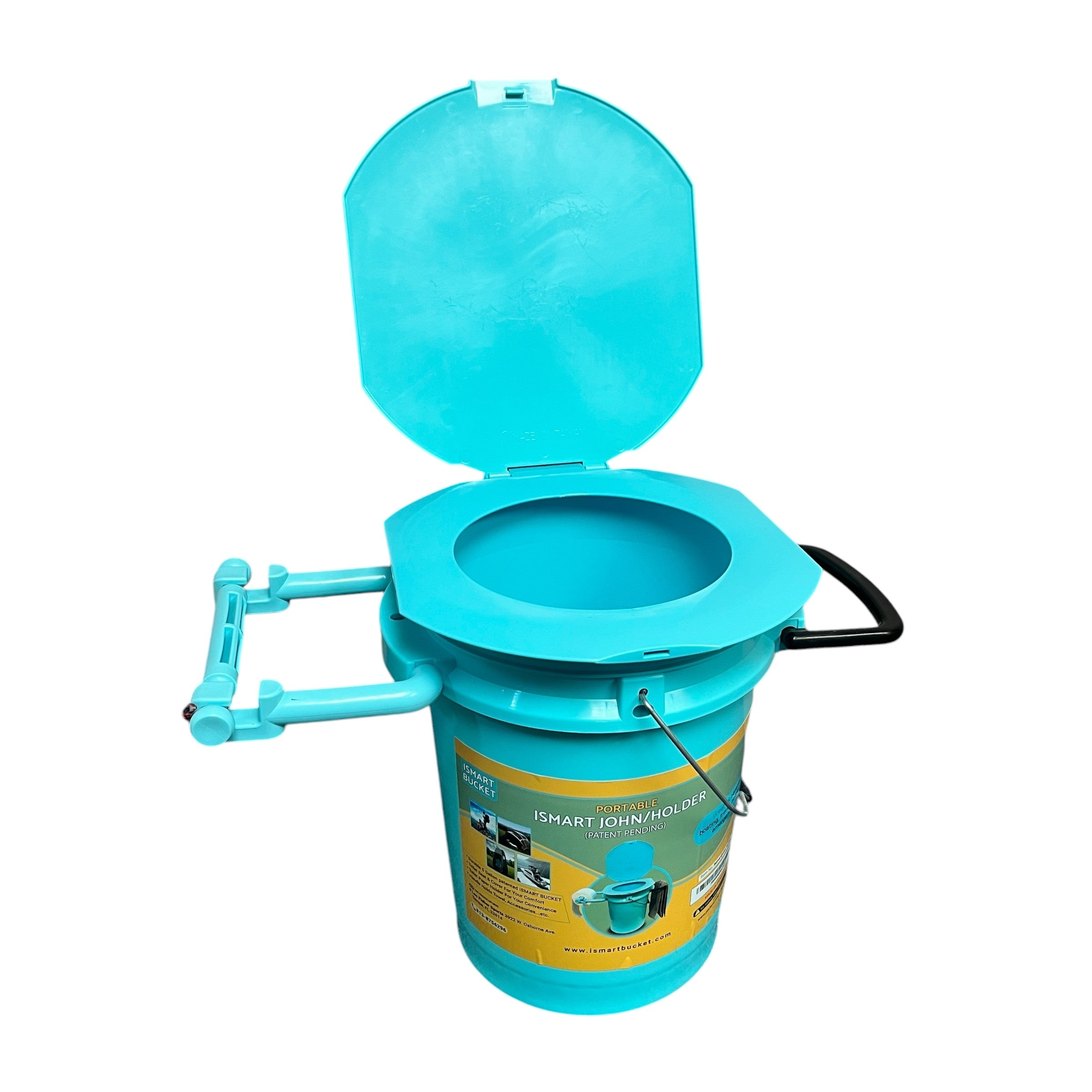 LEE FISHER SPORTS Toilette Portatile Con Secchio 5 Galloni – Per Campeggio, Pesca, Emergenze