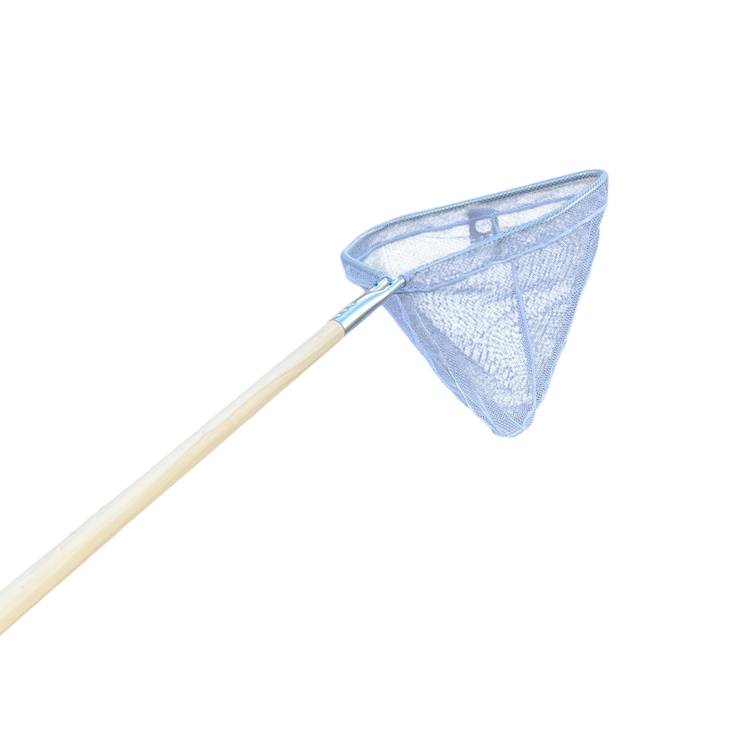 child's fishing net Joy Fish Landing Net 14" X 13" Hoop 4' Wood Handle White