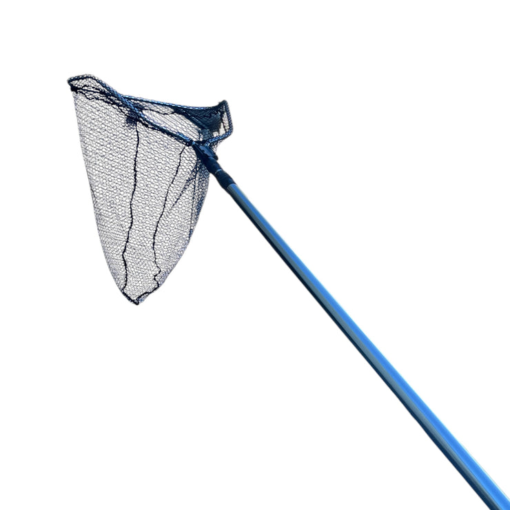 Joy Fish Landing Net 17" X 20" Hoop 6.5'-24' Handle Telescoping Black Joy Fish Landing Net 17" X 20" Hoop 6.5'-24' Handle Telescoping Black