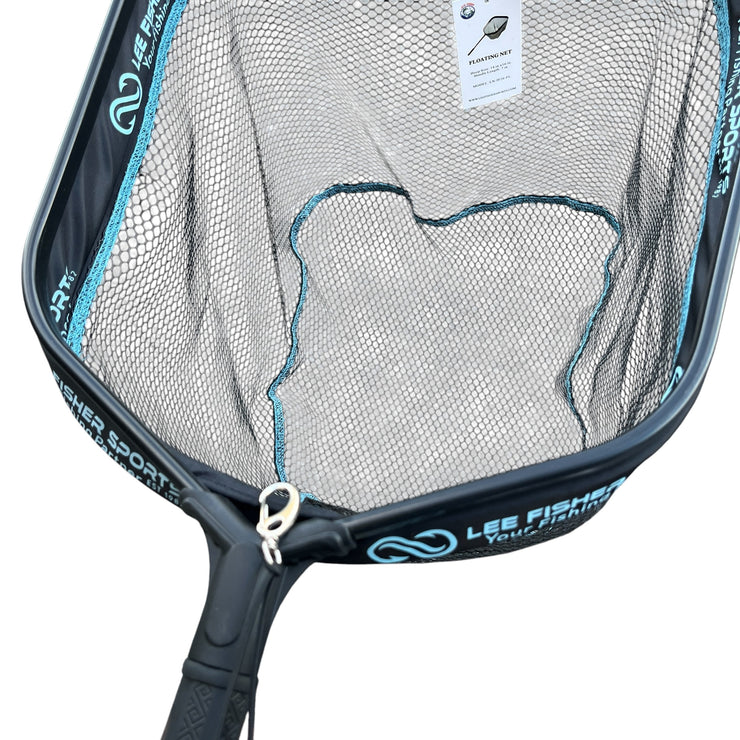 Floating Landing Net-14"x16" Hoop,12" deep, 7" Handle, JF-26 Float