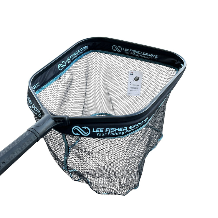 Floating Landing Net-14"x16" Hoop,12" deep, 7" Handle, JF-26 Float