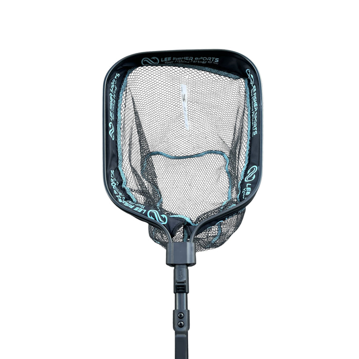 Floating Foldable Landing Net-12"x16" Hoop,12" deep, 12-22" Telescope Handle, JF-31FL-Float
