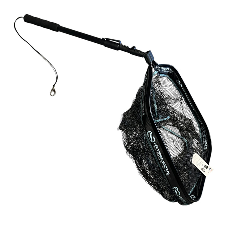 Floating Foldable Landing Net-16"x20",20" deep, 19-31" Telescope Handle, JF-32FL-Float