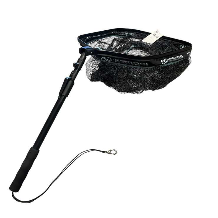 Floating Foldable Landing Net-16"x20",20" deep, 19-31" Telescope Handle, JF-32FL-Float