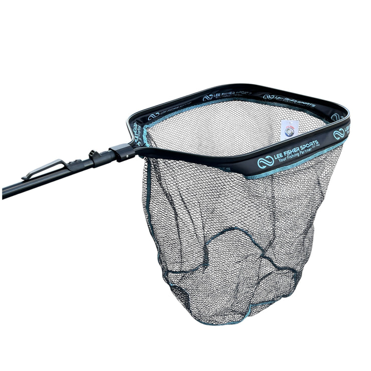 Floating Foldable Landing Net-16"x20",20" deep, 19-31" Telescope Handle, JF-32FL-Float