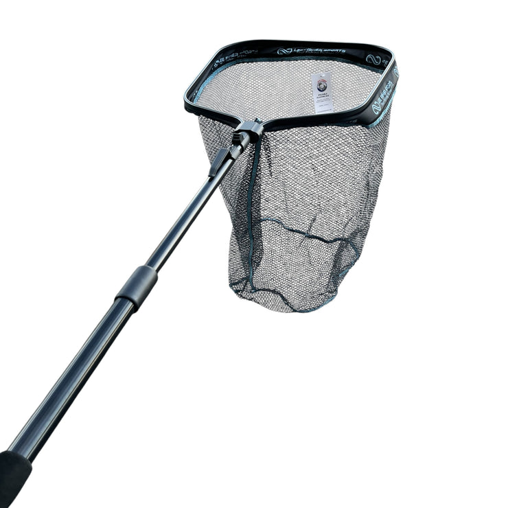 Floating Foldable Landing Net-16"x20",20" deep, 19-31" Telescope Handle, JF-32FL-Float