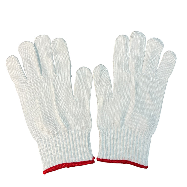 Joy Fish White Polyester Gloves