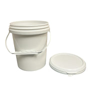 BUCKET -1 GALLON W/LID AND HANDLE  (sell by 1 pc or 25 pcs in a sleeve)