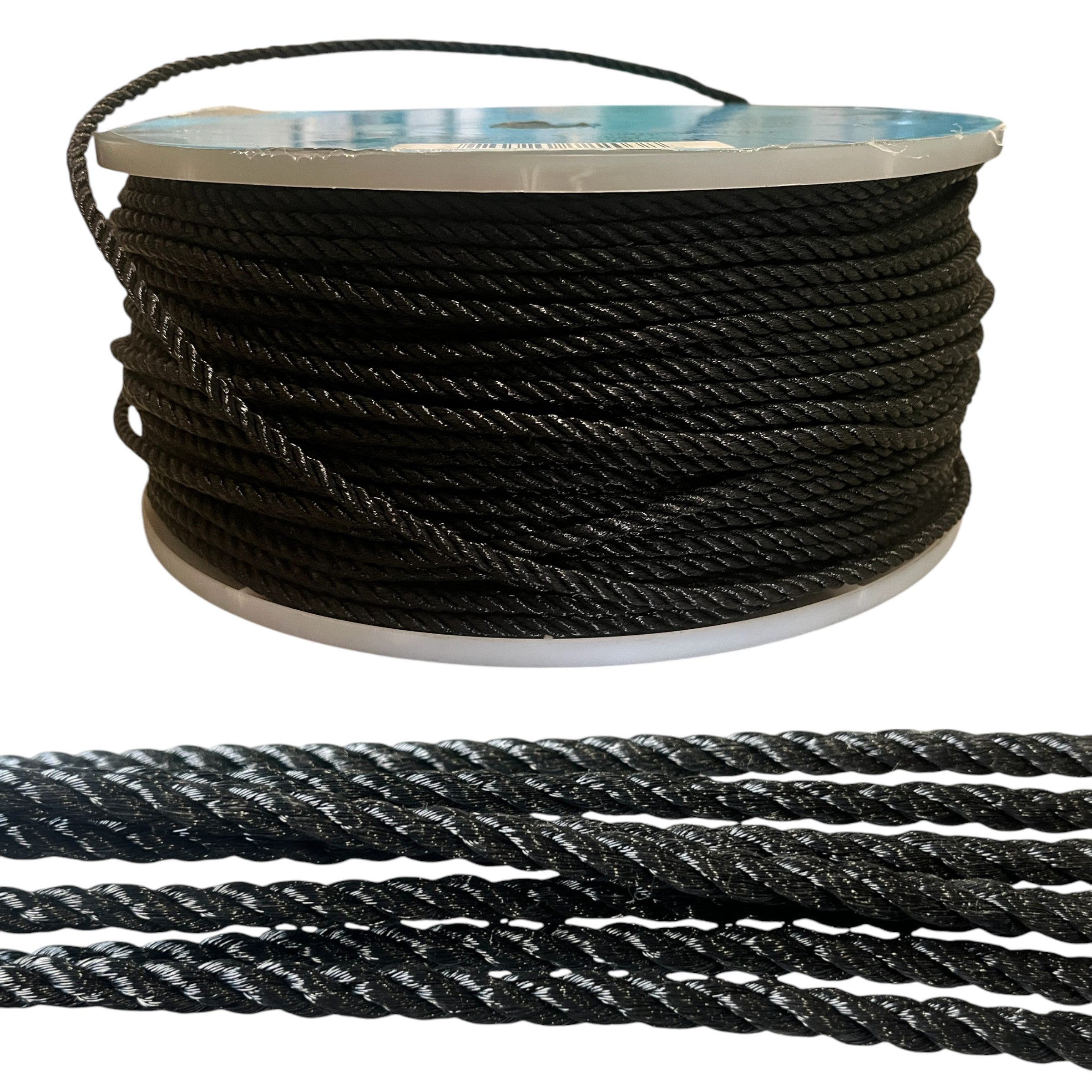 Everstrong 3-Strand Twisted Polyethylene Rope-Hard Laid 1800