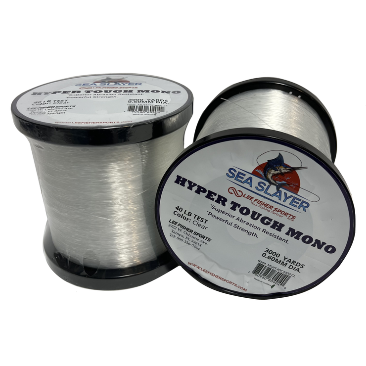 Sea Slayer-HYPER TOUGH MONO  Premium Monofilament Fishing Line, 3000 Yards package