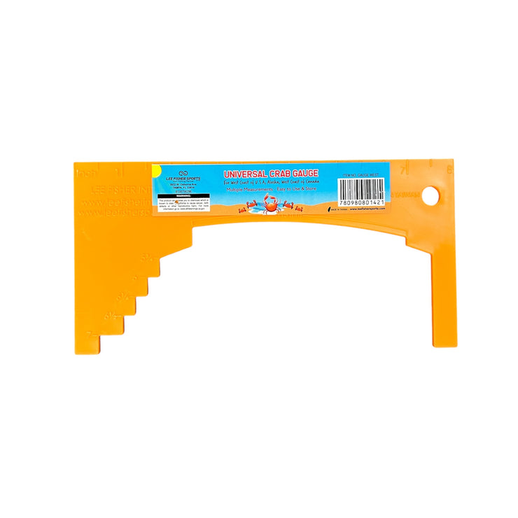 Lee Fisher Sports Universal Plastic Crab/Lobster Gauge - West Coast