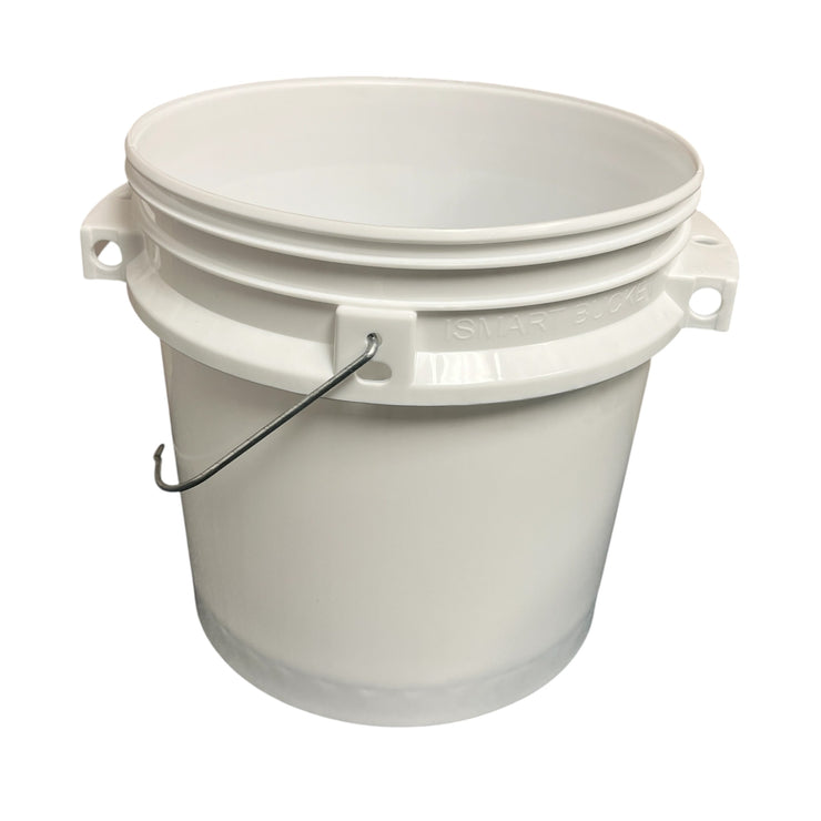 Ismart Bucket - 3.5 Gallon Metal Handle, Two Side Handle Bucket