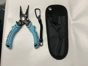 Aluminum 7.5" Split Ring Plier with Tungsten Cutter