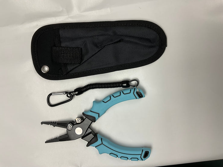 Aluminum 7.5" Split Ring Plier with Tungsten Cutter