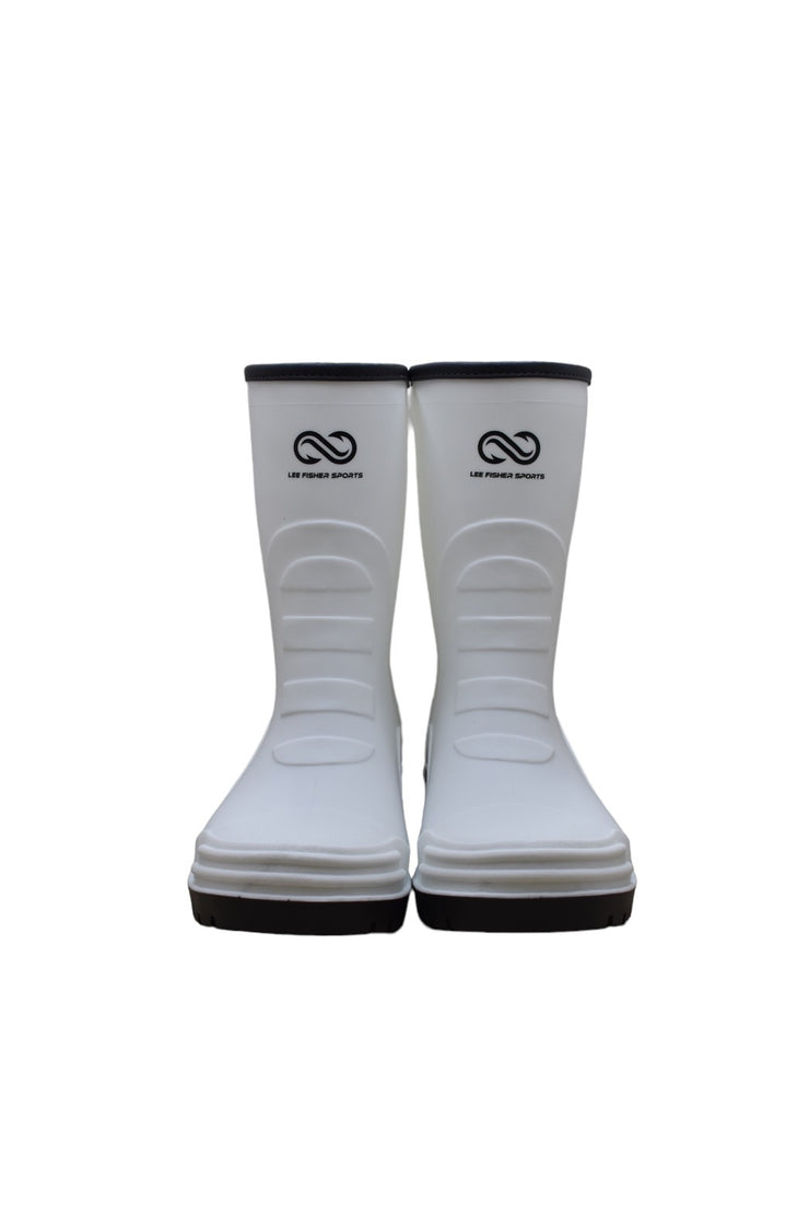 Commercial working boots short 10-1/2" height white size 6,7,8,9,10,11,12,13