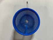 Minnow Trap 3/8"-For crawfish, minnow 3/8" mesh, blue coated metal, 16.5" long, blue