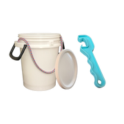 5 Gallon Rope Handle Bucket with Bucket Opener Tool