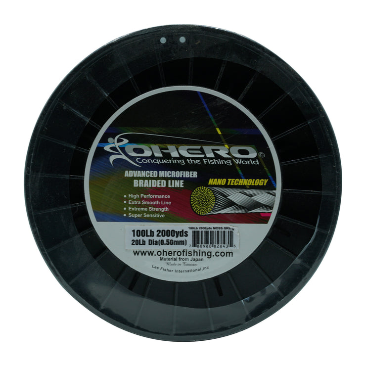 Ohero Advanced Microfiber Original Braid Fishing Line - Lee Fisher Sports 