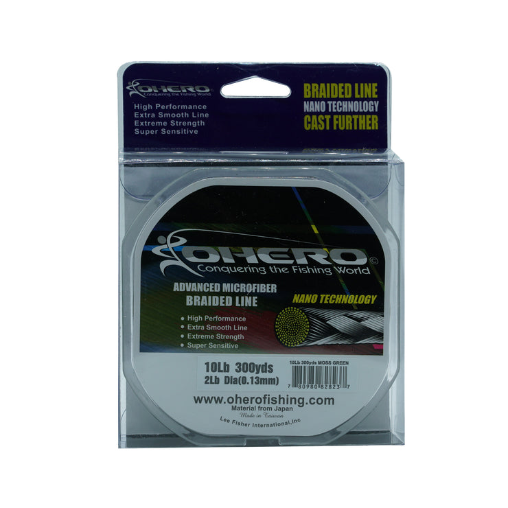 Ohero Advanced Microfiber Original Braid Fishing Line - Lee Fisher Sports 