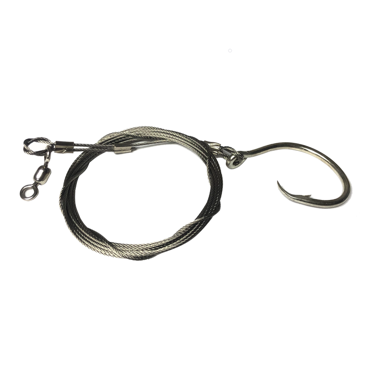 Joy Fish Stainless Steel Shark Leader W/ Circle Hook