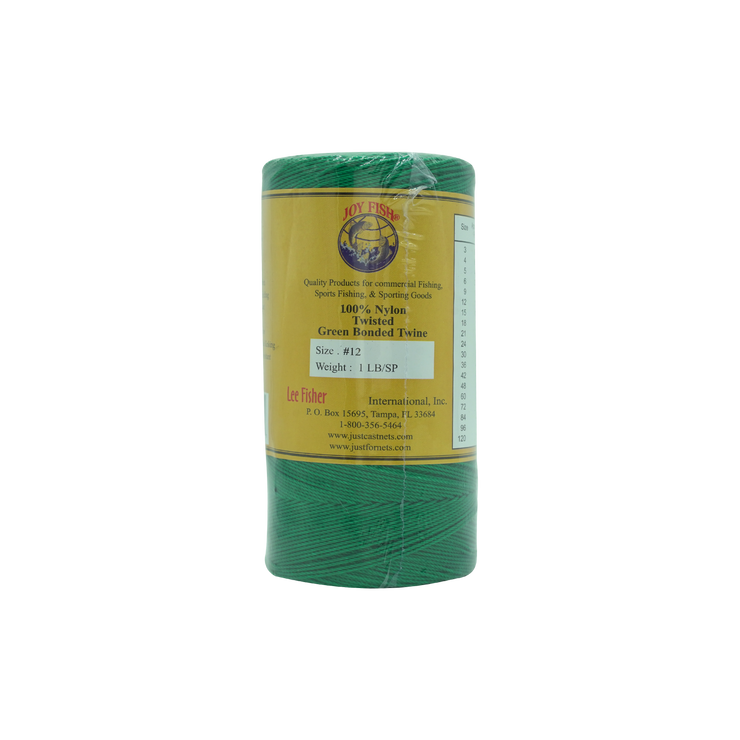 Joy Fish Green and Bonded Twisted Nylon Twine - Lee Fisher Sports 