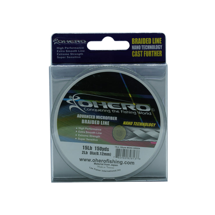 Ohero Advanced Microfiber Original Braid Fishing Line - Lee Fisher Sports 