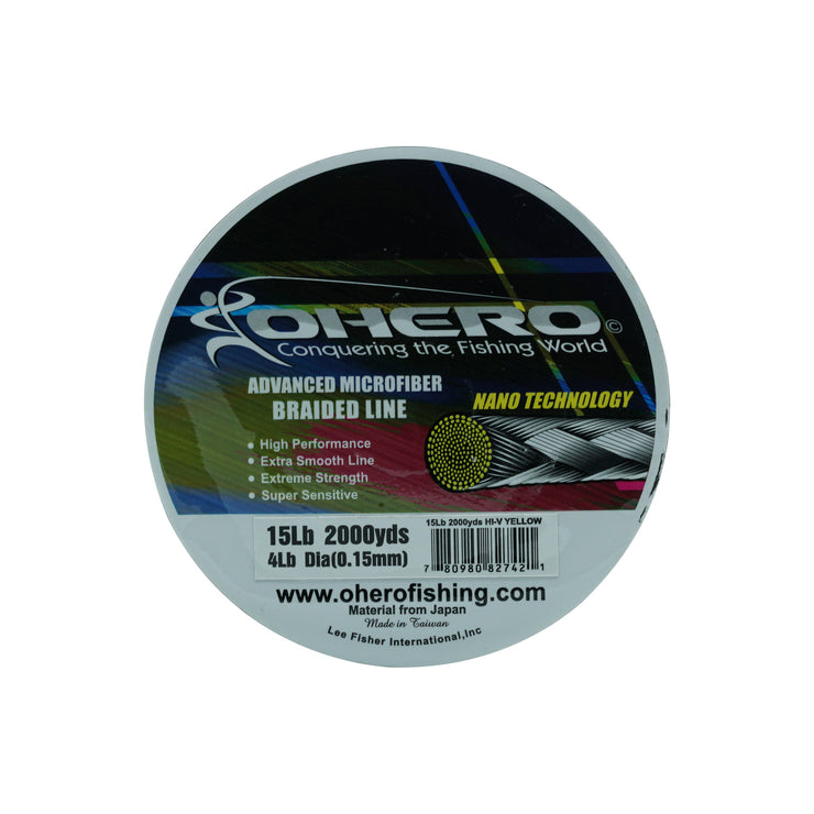 Ohero Advanced Microfiber Original Braid Fishing Line - Lee Fisher Sports 