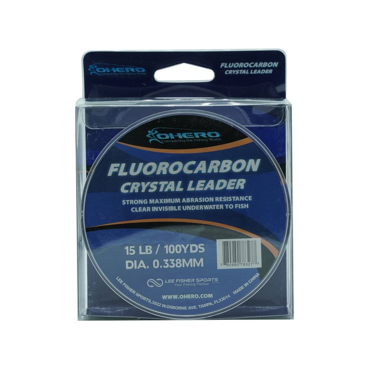 Ohero Fluorocarbon Crystal Leader - Lee Fisher Sports 