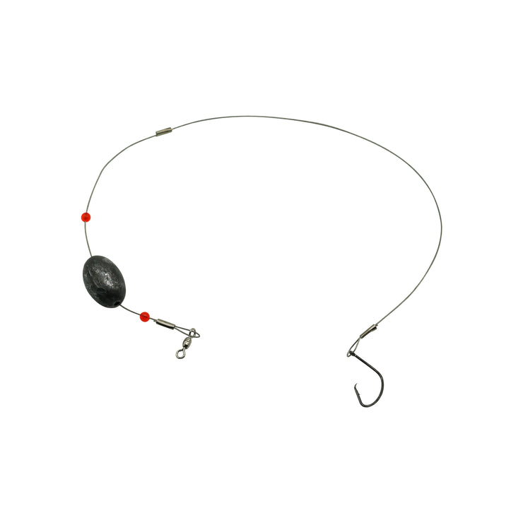 Joy Fish Stainless Steel Redi-Rig With Hook - Lee Fisher Sports 